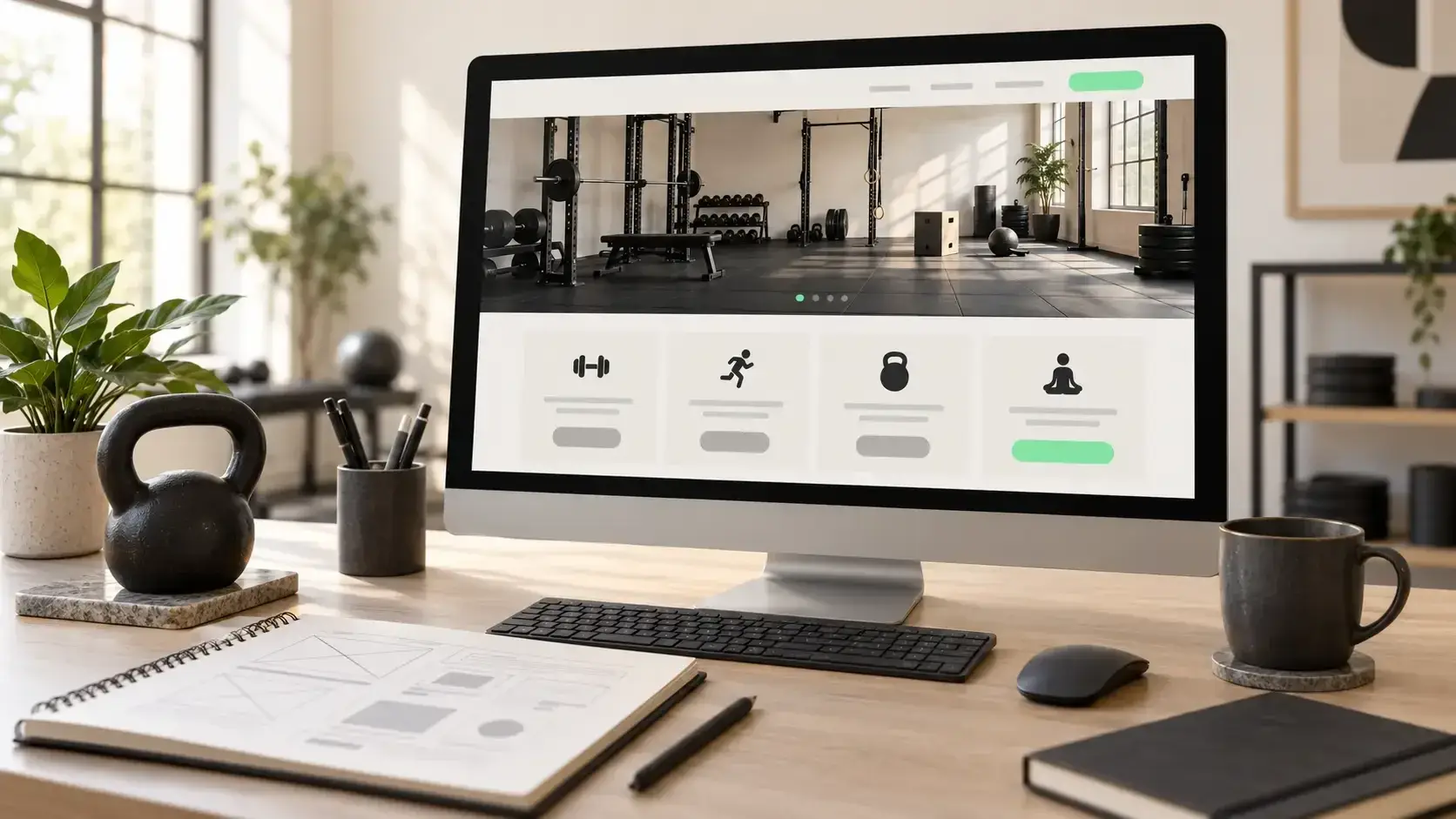 Diseño web para gimnasios y centros deportivos