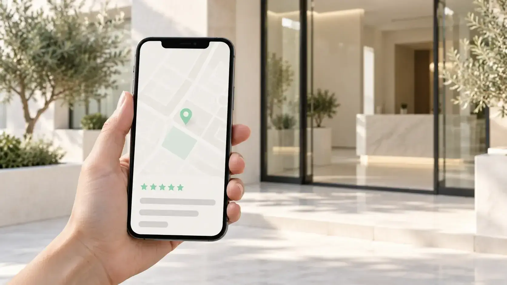 Ficha de Google y SEO local de una clínica estética