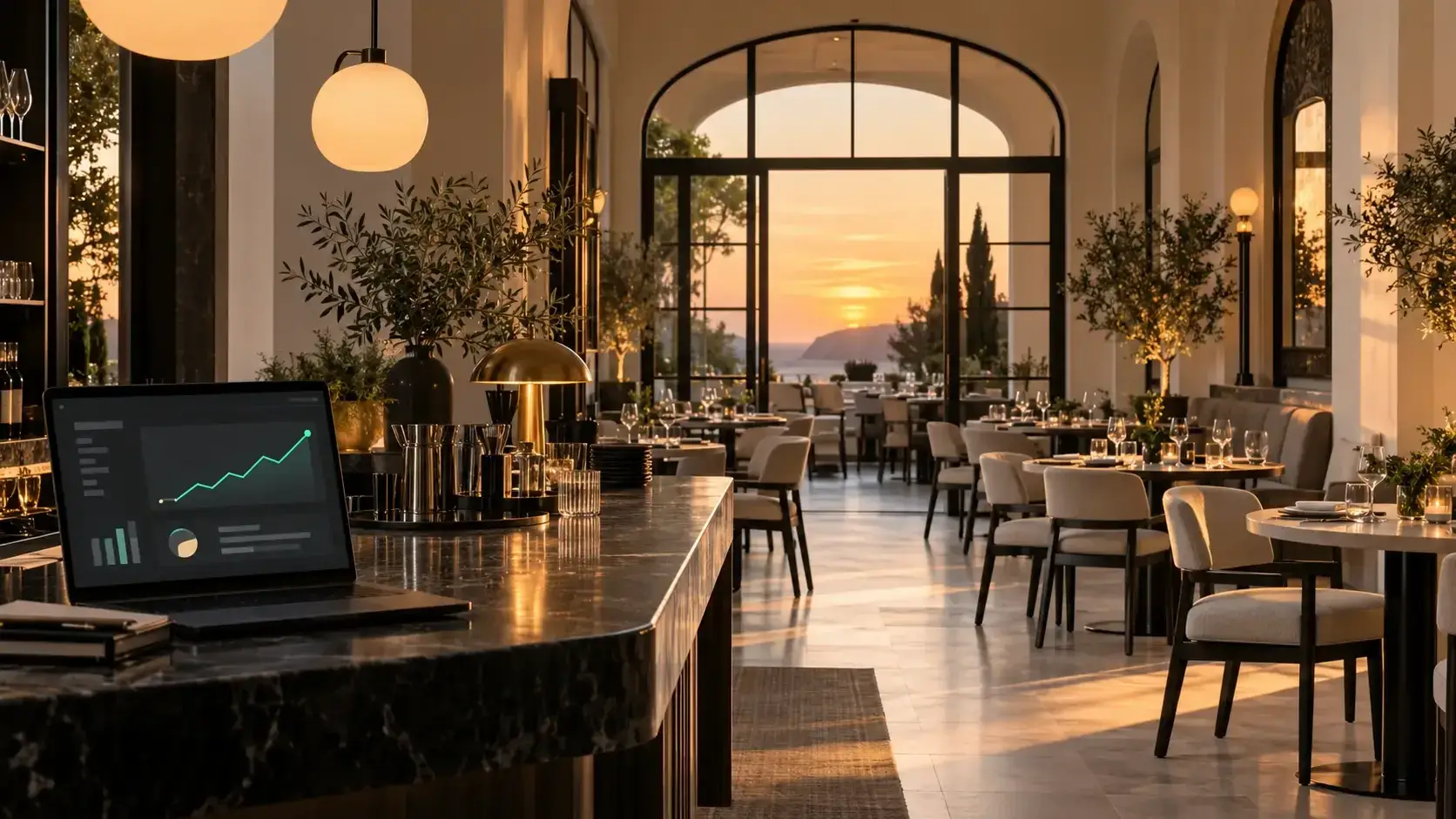 Restaurante que llena mesas con clientes que llegan desde Google